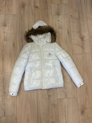 Chaqueta Moncler Blanca Talla S