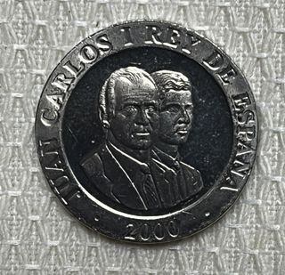 2 Monedas 200 Pesetas 1997 y 2000