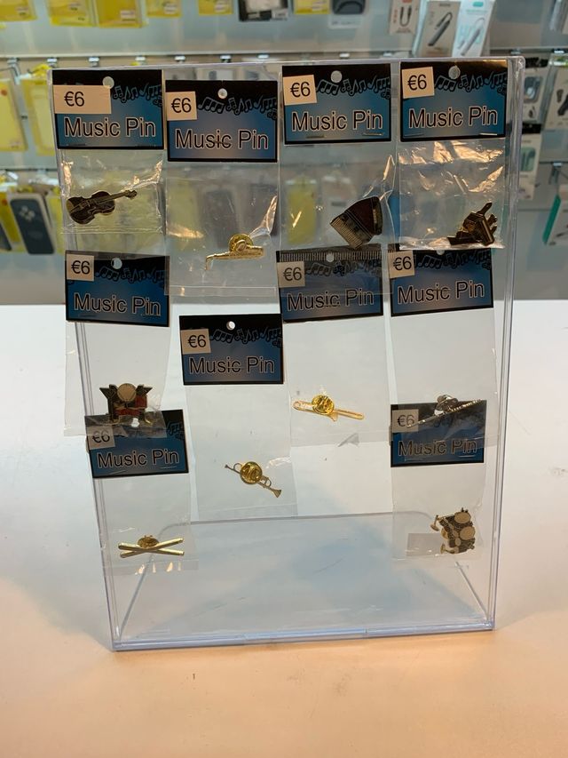 Pins Tema Música - €6 cada um