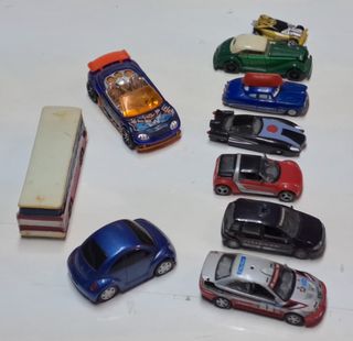Set modellini auto e bus tipo micro machines