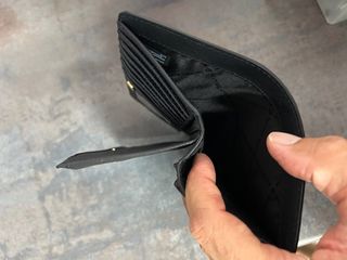 Cartera Billetera Michael Kors Negra Cuero Mujer