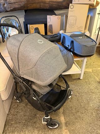 Bugaboo Bee 5 Completo Gris + Silla Coche