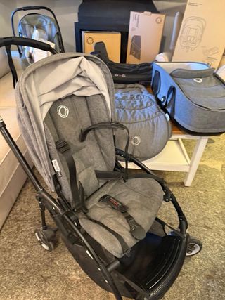 Bugaboo Bee 5 Completo Gris + Silla Coche