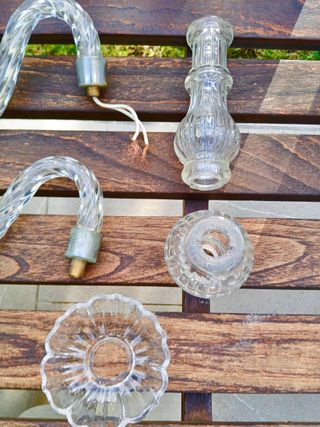 ACCESORIOS DE CRISTAL PARA APLIQUES Y LAMPARAS