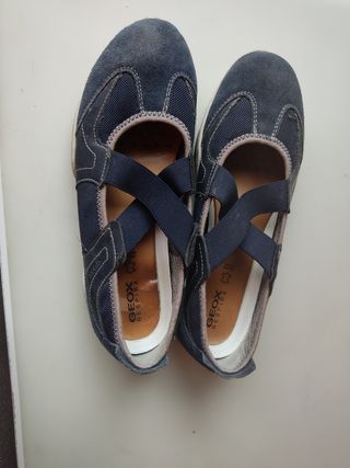 Zapatos Geox Mujer Azul Marino