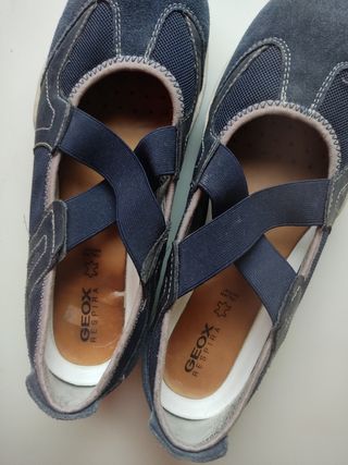 Zapatos Geox Mujer Azul Marino