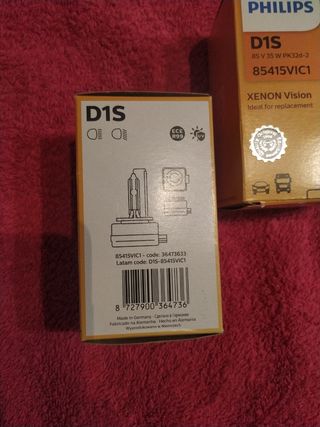Bombillas Xenon Philips D1S 85415VIC1 PRECIO X Ud