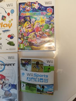 Consola Nintendo Wii Blanca + 10 Juegos