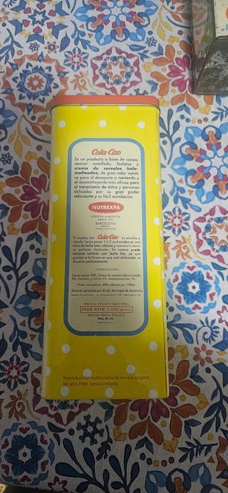 Caja Lata Cola-Cao Reproducción