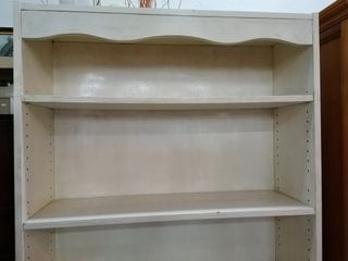 ESTANTERÍA MADERA BLANCA