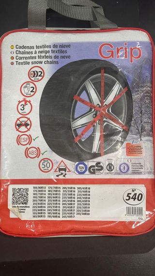 Cadenas textiles para nieve Grip