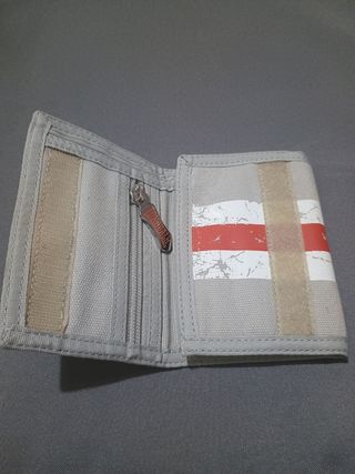 Portafoglio Lonsdale beige e rosso