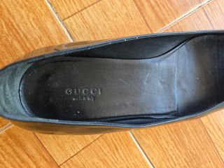 Bailarinas Gucci charol negras talla 40