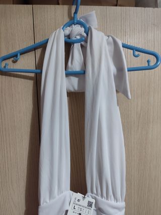 Vestido blanco Zara Talla L nuevo