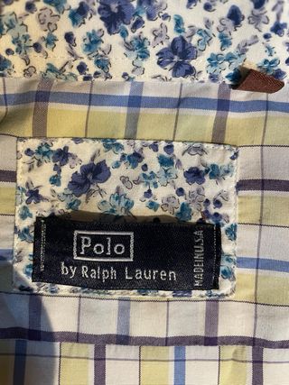 Camisa Polo Ralph Lauren cuadros