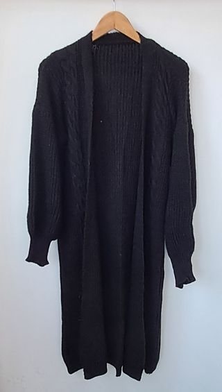 NUEVA!!Chaqueta larga de punto