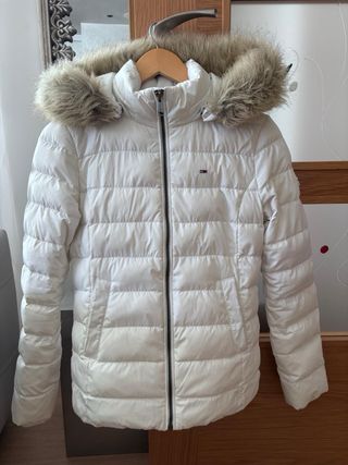 Cazadora Tommy Jeans Blanca Talla XS