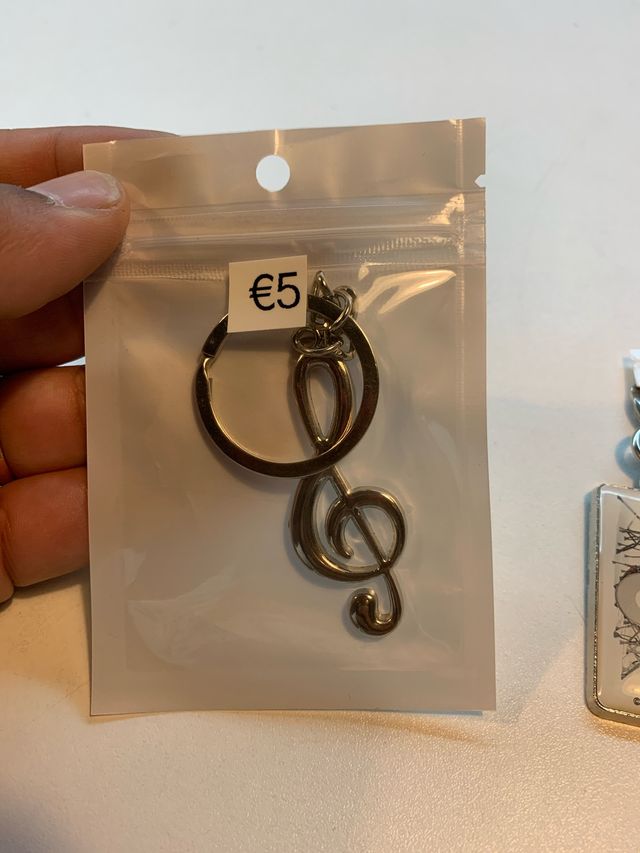Porta-chaves tema música €5