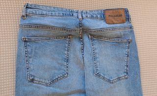 Pull&Bear Jeans Hombre Talla 38 Azul