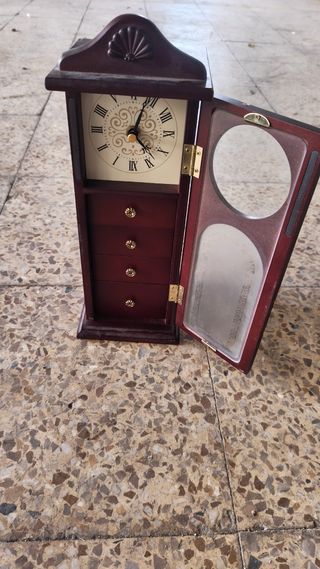  Joyero Decorativo Marrón y Dorado