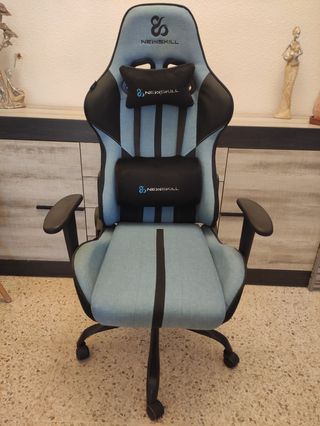 Sillón Gaming Newskill Azul y Negro