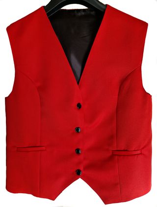 Chaleco Rojo Elegante-Unisex