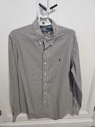 Camisa Polo Ralph Lauren rayas marrones L