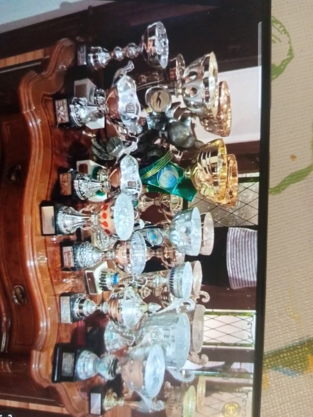 Copas de trofeo de fútbol