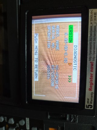 Camara Panasonic P2
