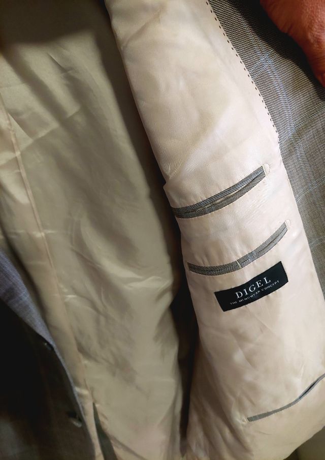 Blazer Digel Tamanho 60FR Prince of Wales cinzento