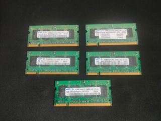 5x Memoria RAM DDR2 5x 512MB Samsung 