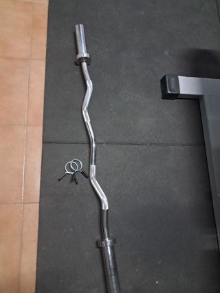 Barra Z Cromada con Pinzas