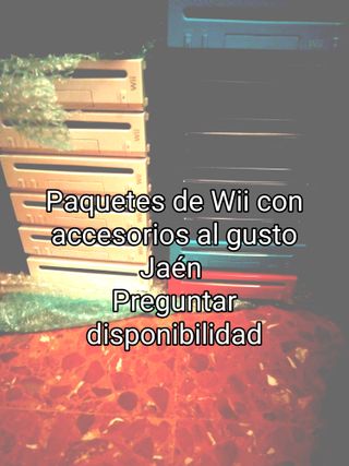 Consolas Wii con accesorios en Jaén
