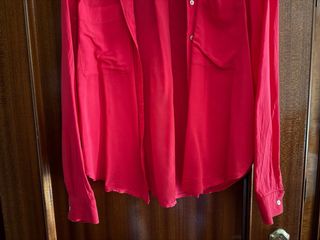 Camiseta roja manga larga