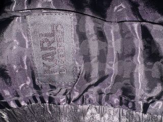Chaqueta Karl Lagerfeld Cuero Negra