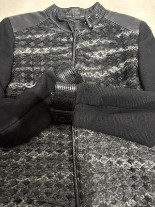 Chaqueta Karl Lagerfeld Cuero Negra
