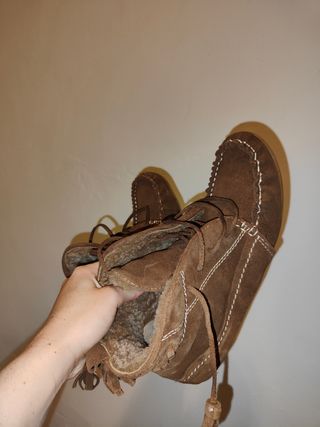 Botas Massimo Dutti Piel Talla 38. Estilo vintage 