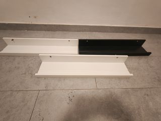 3 Estanterías de Madera 55cm