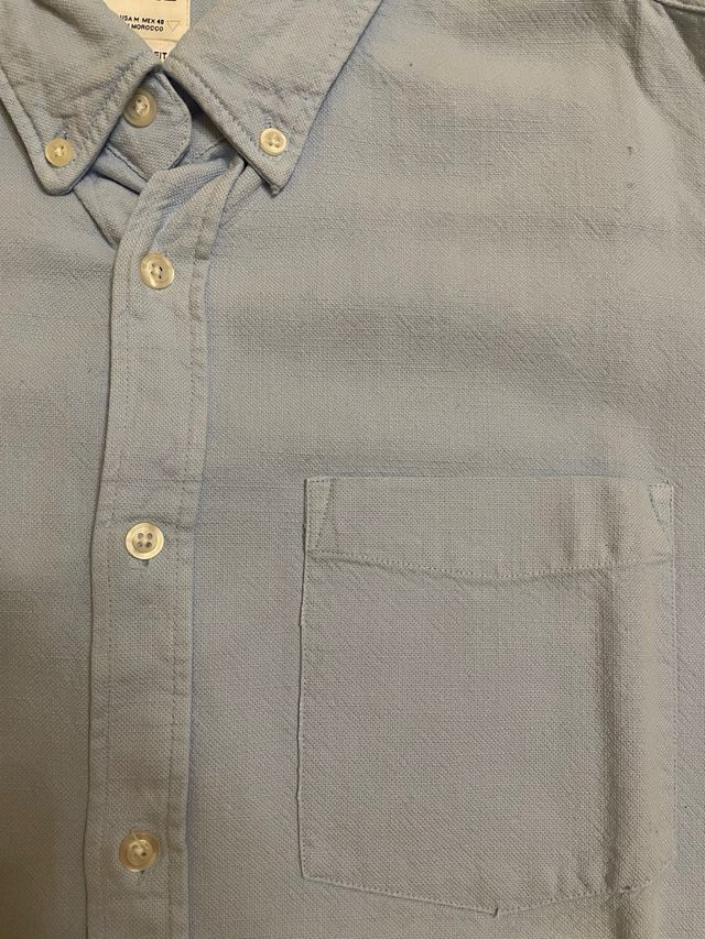 Camicia Zara celeste uomo taglia M