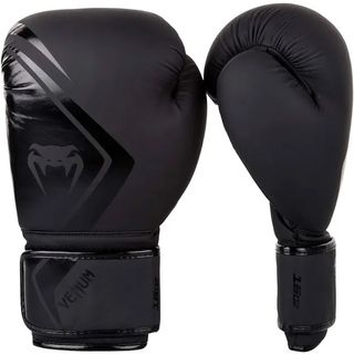 Guantes Venum Contender 2.0 Negros 12 OZ