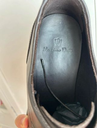 Zapatos Oxford Marrones Massimo Dutti