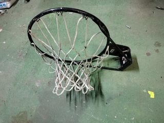 Canasta de baloncesto con red