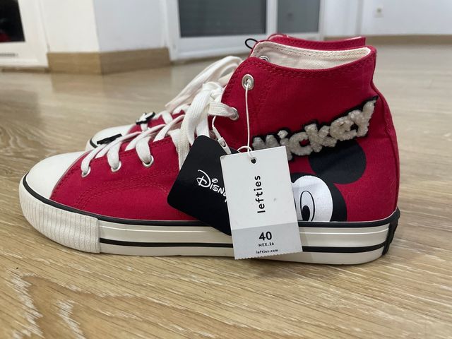 Zapatillas Lefties Mickey Mouse Talla 40 Rojas