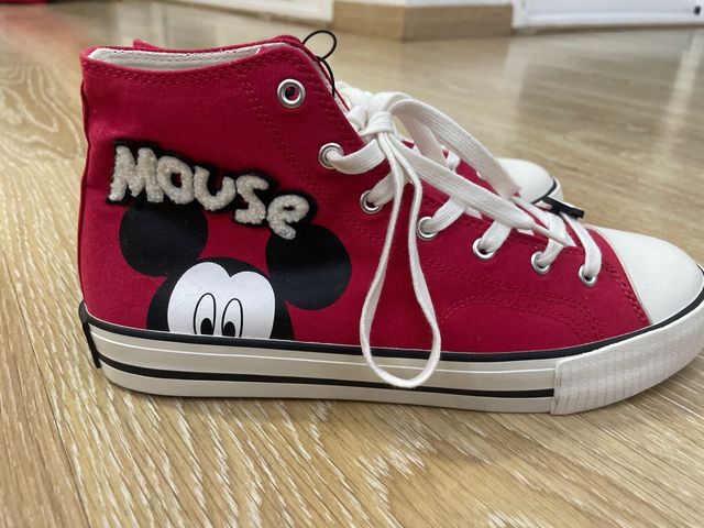Zapatillas Lefties Mickey Mouse Talla 40 Rojas