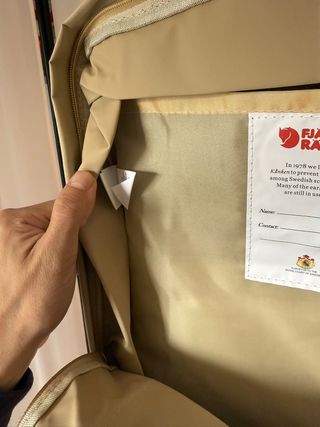 Mochila Fjallraven Kanken Beige 20L