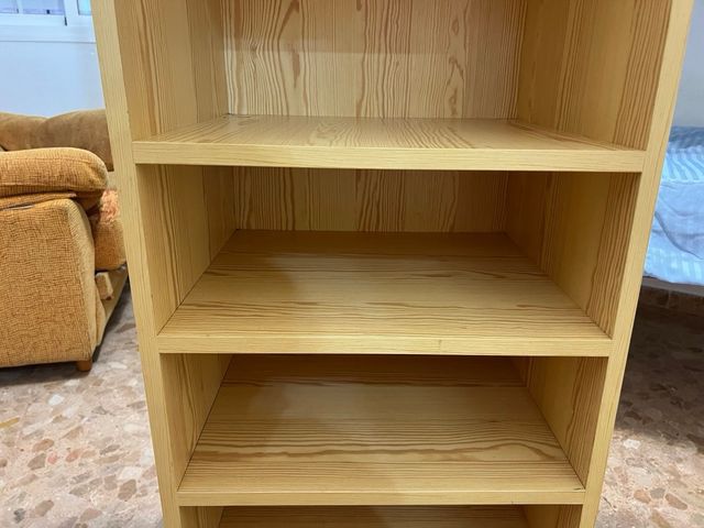 Estantería de madera 5 baldas
