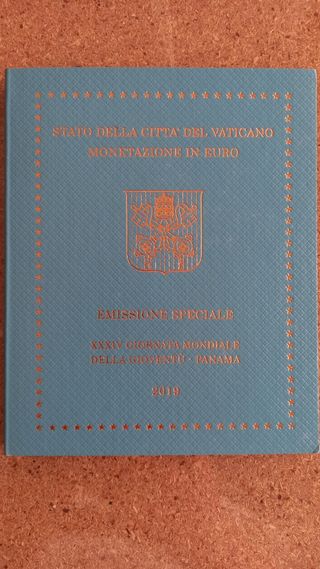 Cartera Oficial Vaticano 8 valores