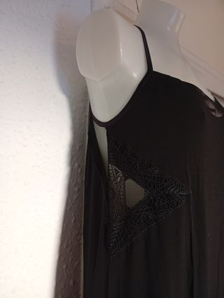 Vestido/Camisón La Perla Negro M/L