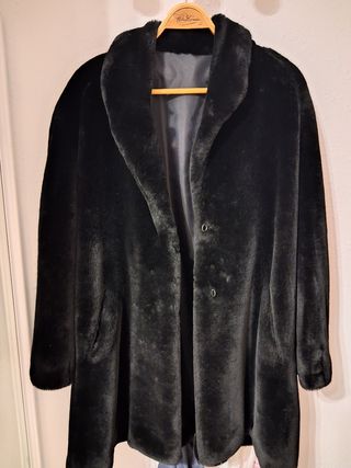 Chaquetón Pelo Suave Señora Talla 44