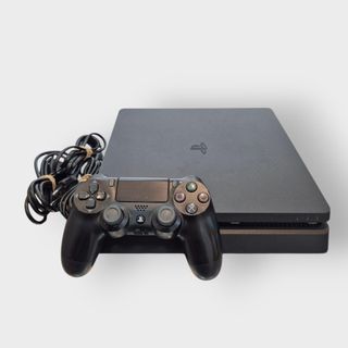 CONSOLA PS4 SLIM 500GB + MANDO + CABLES Y CAJA
